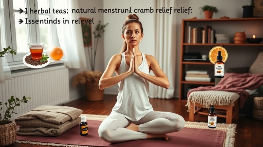 Női jóga meditáció természetes menstruációs görcsökhöz