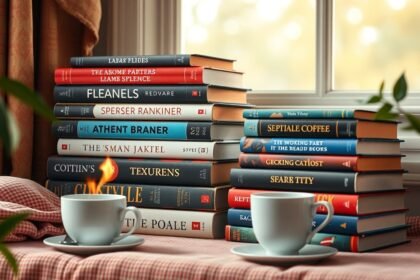 Könyvek és kávé, ideális olvasási pillanat