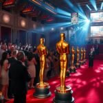 Oscar-díjak ünnepélyes eredményhirdetése vörös szőnyegen