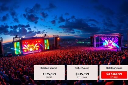 Zenei fesztivál Balaton Sound, tömeg a színpad előtt 2025