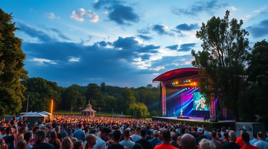 Fesztivál a Margitszigeti szabadtéri színpadon 2025 nyarán