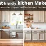 Olcsó konyhafelújítás bontás nélkül, modern design.