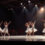 Kortárs tánc és balett előadás kezdőknek, látványos mozdulatokkal.