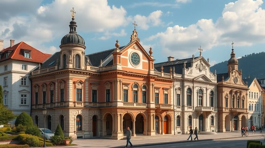 Színpadépületek Magyarország történelméről szóló fotó