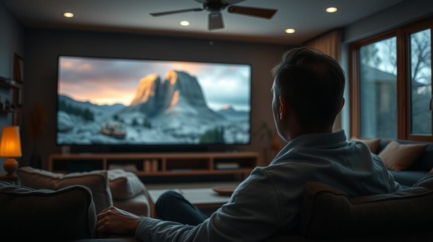 Dokumentumfilmek nézése a mennyezeti ventilátor alatt