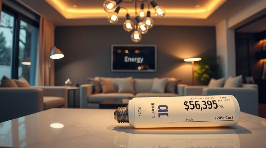 LED izzó a lakásban az energiatakarékosság érdekében