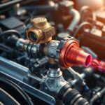 Üzemanyag nyomásszabályozó szelep a motorban, autószerelés