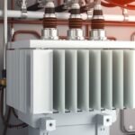 Elválasztó transzformátor elektromos rendszerekhez, zavarszűrés és biztonság növelése érdekében.