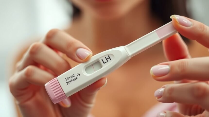 LH teszt a peteérés megfigyelésére a teherbeesés érdekében