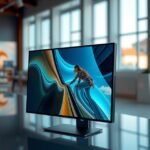 Modern IPS kijelző élénk színekkel és széles betekintési szöggel