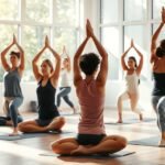 Hatha jóga csoportos óra: testi és lelki harmónia az ászanák révén.
